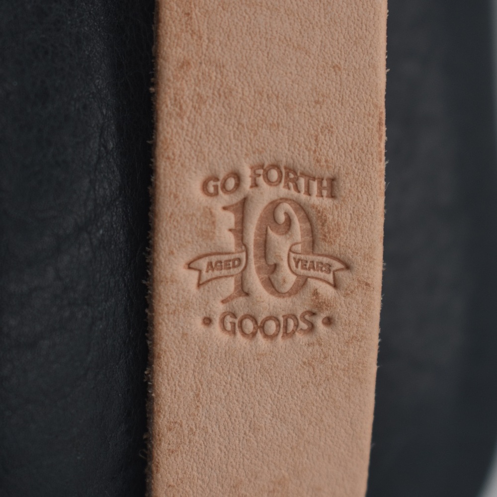 Go Forth Goods Original Sarah Leather Crossbody Indigo Bison with Custom Options - Picture 2 of 9